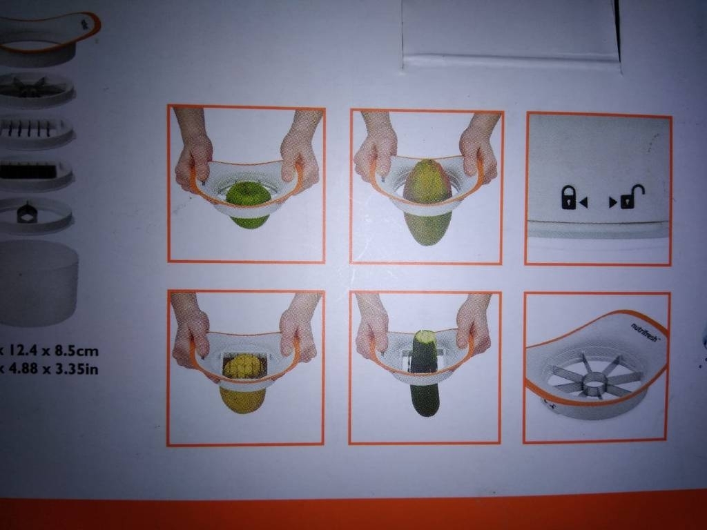 Avis Kit de découpes fruits et légumes 4 en 1 de Nutrifresh