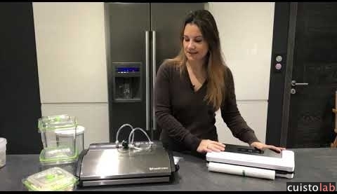 Présentation des 3 appareils de mise sous vide