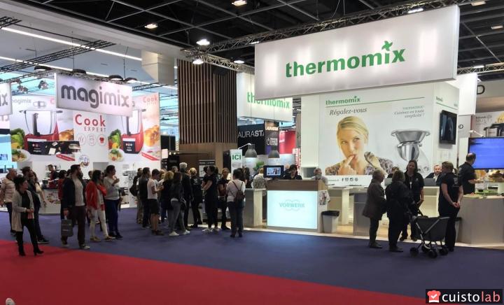 Présence forte de la marque Vorwerk avec son fameux Thermomix