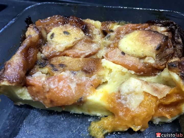 Ce qui reste de notre clafoutis au bout de 3 minutes !