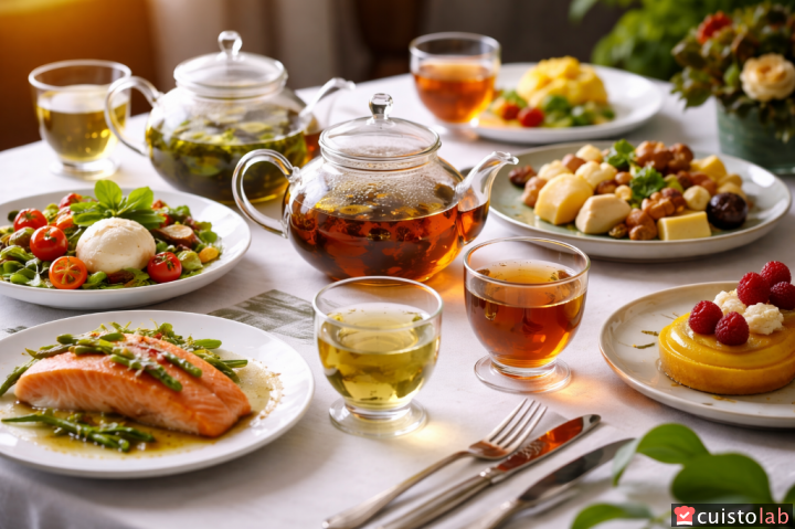 thé et accompagnement