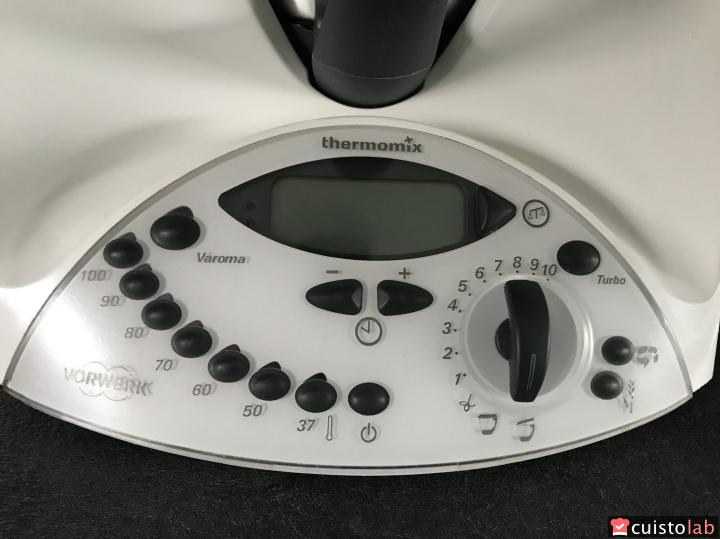 Tableau de bord du thermomix TM31