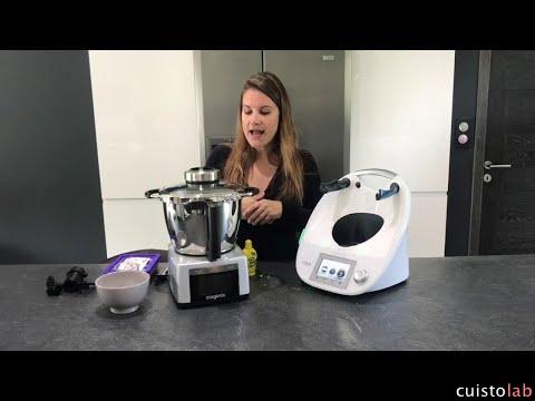 Préparation d'un sorbet avec les deux robots