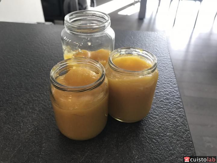 Compote de pomme mangue réalisée avec le Magimix Cook Expert