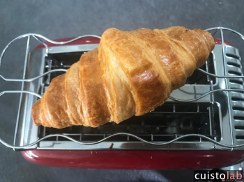 Une grille prévue pour les viennoiseries