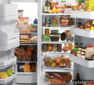 Le frigo de la famille américaine, photo Admiral Home Insurance