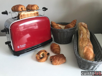 Grille pain Russel Hobbs avec réchauffe viennoiseries