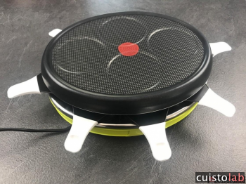 Un appareil à raclette de Tefal qui fait aussi crêpière