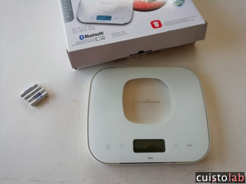 La balance bluetooth Moulinex