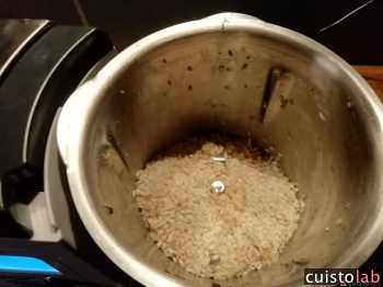 Préparation d'un risotto avec l'Edition Plus