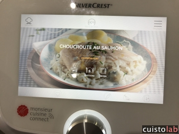 La choucroute au saumone