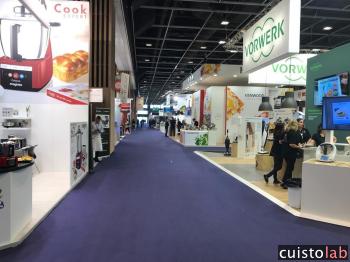 On ne peut pas louper leur stand dans le Pavillon dédié à l'univers de la cuisine