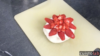 Et la pavlova est prête