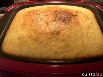 Le gâteau est parfaitement cuit !