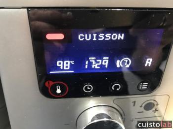 Cuisson à 98°C