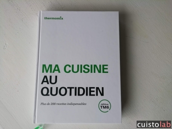 Le livre fourni avec le Thermomix TM6