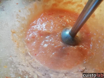 La soupe de tomate