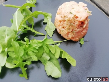 Le tartare de saumon