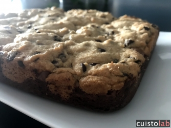 Une couche brownie, une couche cookie