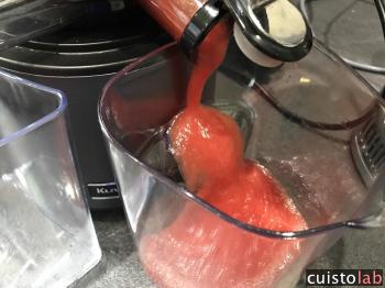 Coulis de tomates fraiches