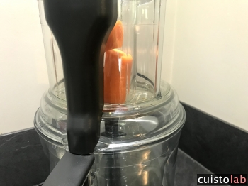 Les carottes dans la goulotte