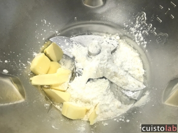 La farine, le beurre et la maïzena