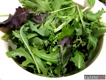 La salade mesclun