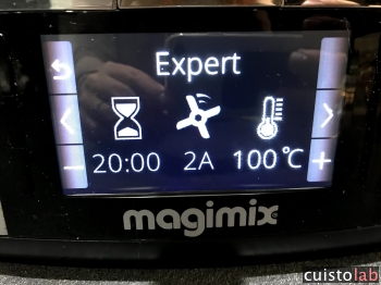 Mode Expert 20 minutes, 2A 100°C
