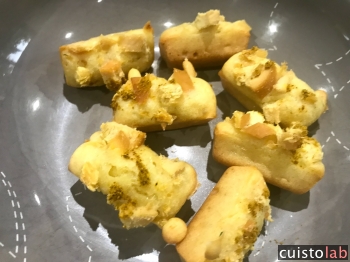 Les mini-lingots poulet rôti/curry