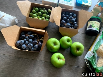 Les fruits de mon panier