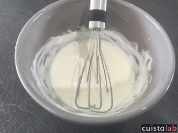 Crème liquide e fromage frais