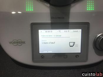 Instructions du glaçage sur le Thermomix