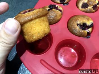 Muffins à la framboise