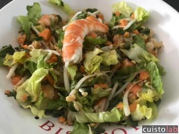 Salade Thaïe aux crevettes