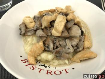 Risotto poulet et champignons au thermomix