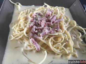 Pâtes carbonara