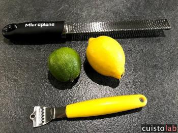 Match des zesteurs : Microplane contre Zyliss