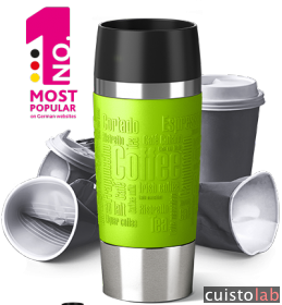 Un mug réutilisable plutôt que des gobelets jetables !