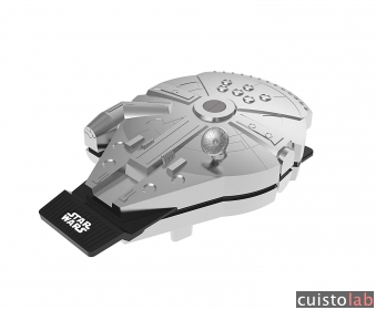 Avis aux amateurs de Star Wars : un gaufrier Faucon Millenium !