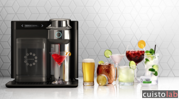 Une machine à cocktails et à bière qui fonctionne avec des capsules