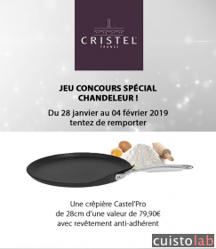 Chandeleur : une crêpière de la marque prestigieuse Cristel à gagner