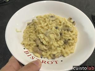 Pastasotto de poulet champignon avec le Cooking Chef !
