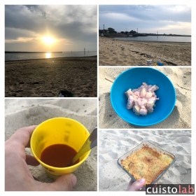 Un pique nique à la plage 100% Cook Expert