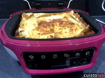 Recette de lasagne au CakeFactory de Tefal