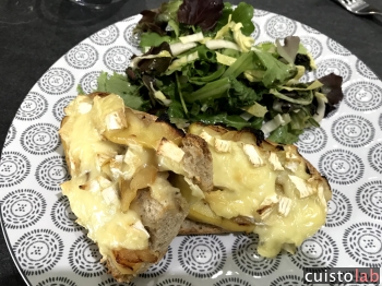 Mes tartines à la pomme et au camembert