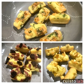 Petits lingots apéro au Cake Factory