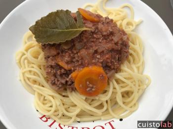 On a testé les spaghettis bolognaise du livre Cooking Chef !