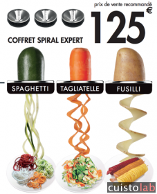 Votre coffret spiral expert + le livre spaghettis de légume offert