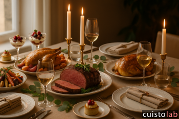 Idées de menus de Noël faciles et festifs