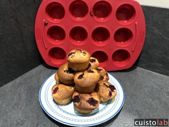 Les muffins à la framboise